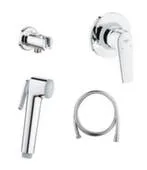 Смеситель с гигиеническим душем BauFlow, хром, Grohe