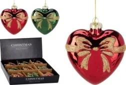 Декорация подвесная Сердце, 10x4,5x10 см, в ассортименте, Koopman