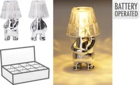 Светильник декоративный LED, 6,5x6,5x12,4 см, в ассортименте, Koopman