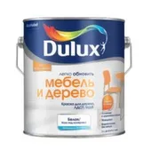 Краска акриловая Dulux Мебель и Дерево матовая белая BW 2,0л