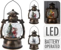 Декорация Фонарь с подсветкой, 13x11x21 см, в ассортименте, Koopman