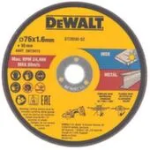Круг отрезной 76x1,6x10 мм, 3 шт, DeWalt
