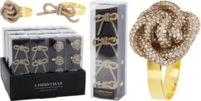 Кольцо для салфеток, набор 4 шт, в ассортименте, Koopman