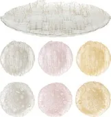 Тарелка, стекло, диаметр 28 см, в ассортименте, Koopman