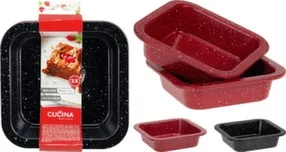 Форма для выпекания, 12x12x3 см, набор 2 шт, в ассортименте, Koopman