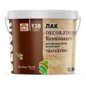 Лак Радуга-138 Travertino dekor-finish "Renaissanse" 0,9 кг