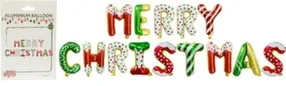 Шары фольгированные надувные Merry Christmas, Koopman