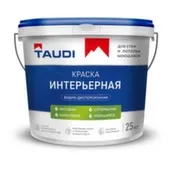 Водоэмульсия интерьерная моющаяся, 25 кг, Taudi