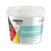 Шпатлевка акриловая финишная для наружных и внутренних работ, 3 кг, Farbitex Profi