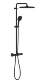 Душевой комплект с термостатом чёрный Tempesta Cosmopolitan 250, Grohe