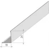 Профиль угловой потолочный 3 м металлик, Албес