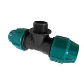 Тройник ПНД компрессионный 32x1/2" НР Jakko