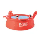 Бассейн надувной семейный Crab Easy Set 183x51 см 880 л, INTEX