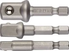 Набор адаптеров 1/4", 3/8", 1/2", 1/4", 3 шт, Зубр