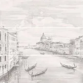 Панно Город на воде Venice (3 плитки) 75x75 см, Кerama Мarazzi