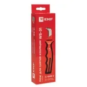 Нож для снятия изоляции с пяткой 1000 V WS-31 Professional, EKF