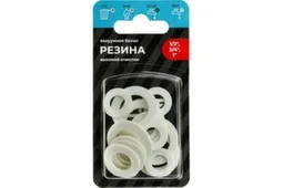 Прокладки резиновые (белые) MPF 1", 1/2", 3/4" (набор 15 шт.), МР