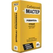 Грубый ровнитель для пола, 25 кг, Сибирский Мастер