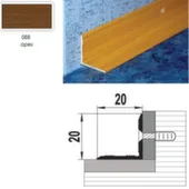 Порог на ступени 20x20x900 мм,орех, Лука