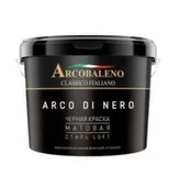 Краска декоративная Arcobaleno Arco di nero черная мат. 0,9 кг