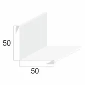 Угол внутренний 50x50x2000мм белый