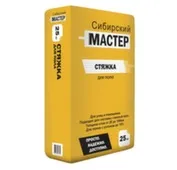 Стяжка для пола цементная 25 кг, Сибирский мастер