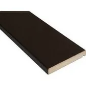 Дверной наличник МДФ ПЛОСКИЙ каштан-ПВХ-DeLuxe (2200x70x8 мм)