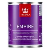 Краска для мебели EMPIRE, база A, полуматовая, 0,9 л, Tikkurila.