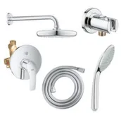 Душевой гарнитур Eurosmart с душевым гарнитуром и верхним душем Tempesta 210, Grohe