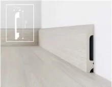 Плинтус 80x13x2000мм UHD Polymer, Solid Дуб Млечный