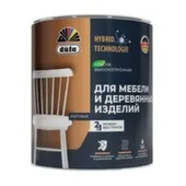 Краска для мебели и деревянных изделий, база 1, 2 л, Dufa