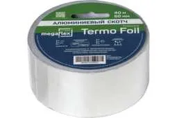 Алюминиевая клейкая лента Termo Foil, 50 мм х 40 м, Megaflex