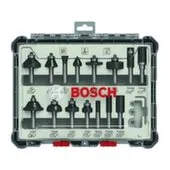 Набор фрез комбинированный посадочный Ø 8 мм 15 шт, Bosch