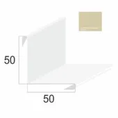 Угол внутренний 50x50x2000мм светл.слон.кость