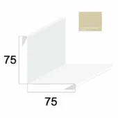 Угол внутренний 75x75x2000мм светл.слон.кость