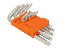 Набор шестигранных ключей TORX (9 штук), Truper