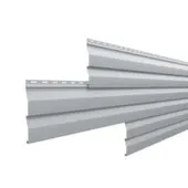 Металлосайдинг Корабельная доска 0,45x6000x260 мм серый Металл Профиль