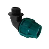 Отвод ПНД компрессионный 20x1/2" НР Jakko