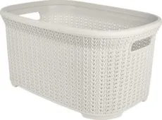 Корзина для хранения Melange 35л молочный туман, Plast Team