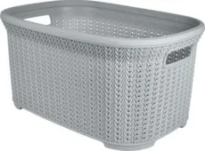 Корзина для хранения Melange 35л серый шторм, Plast Team