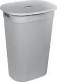 Корзина для белья Oslo 55л серый шторм, Plast Team