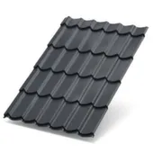 Металлочерепица матовая 0,4мм (серый) 2,25x1,19 /2,678м2 МЕТАЛЛПРОФИЛЬ