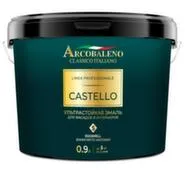 Эмаль ультрастойкая для фасадов и интерьеров Arcobaleno Castello 2,7 л