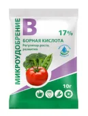 Микроудобрение Борная кислота, 10 г, БиоМастер