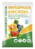 Стимулятор роста Янтарная кислота, 4 г, БиоМастер