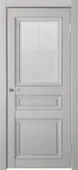 Дверь межкомнатная Деканто 3 остекленная Убертюре Бархат светло-серый Остекленное 600