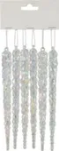 Декорация подвесная Сосулька, длина 25 см, набор 6 шт, Koopman