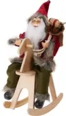 Декорация Санта на лошадке, 15x25x35 см, Koopman