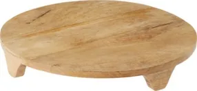 Тарелка декоративная, дерево, 37x37x5 см, Koopman