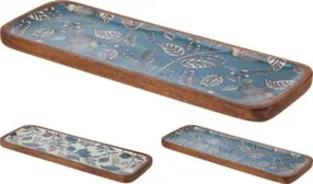 Тарелка декоративная, 30x10x1,5 см, в ассортименте, Koopman